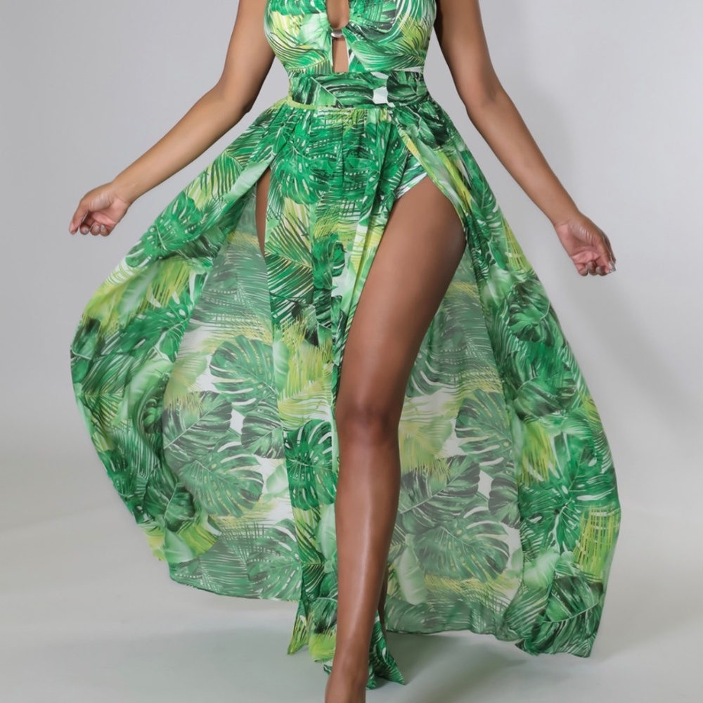SWIM MAXI DRESS - Picture 3 of 10
